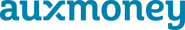 Auxmoney logo blue srgb